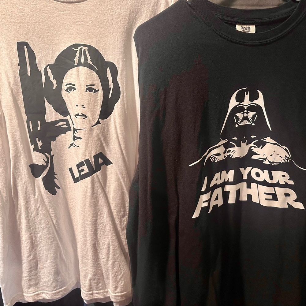 HALLOWEEN Star Wars Graphic T-Shirt- Black & White